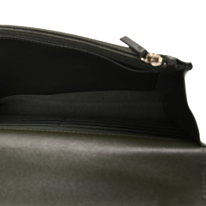 Chanel Lambskin Quilted Chanel 19 Wallet On Chain WOC Dark Green 5 of 11