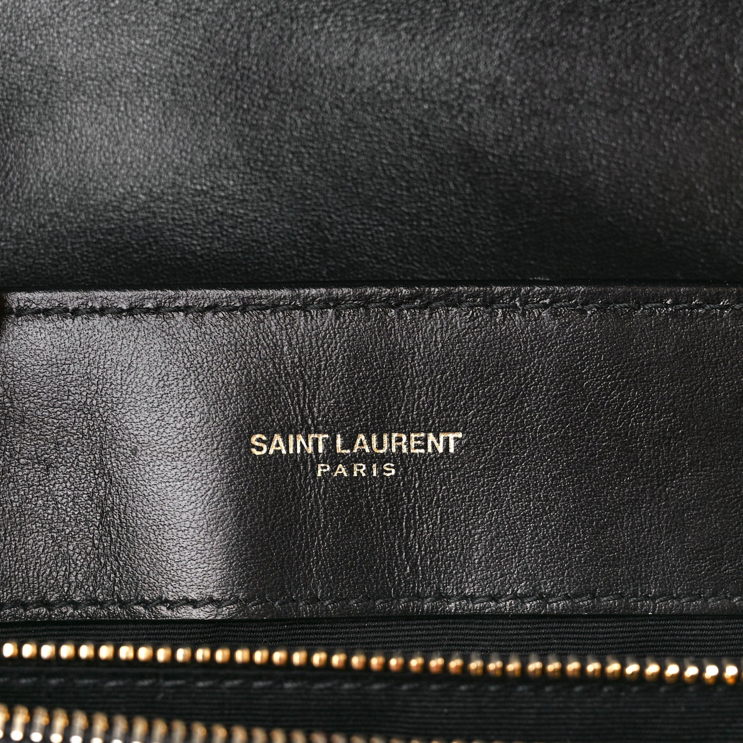 Calfskin Y Quilted Monogram Medium Loulou Chain Satchel Black