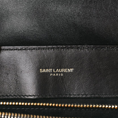 Saint Laurent Calfskin Y Quilted Monogram Medium Loulou Chain Satchel Black 6 of 11