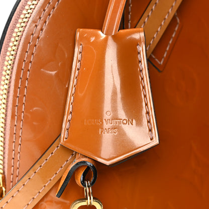 Louis Vuitton Vernis Alma BB Rose Velours 2 of 10