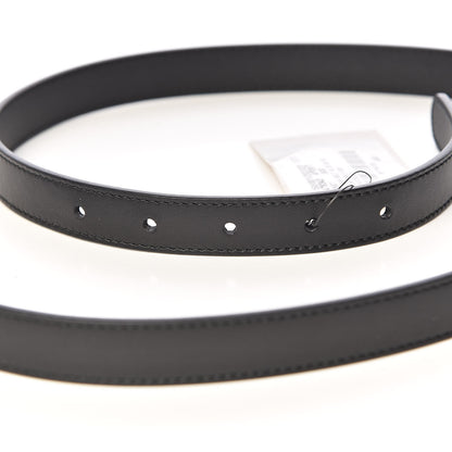 Gucci Calfskin Pearl Double G 20mm Belt 90 36 Black Cream 5 of 7