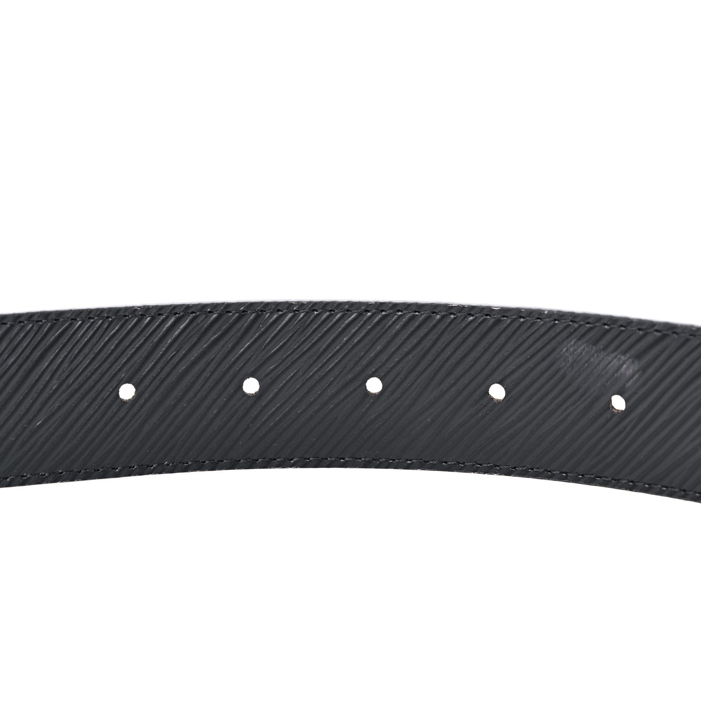 Monogram Epi 35mm LV Circle Reversible Belt 85 34 Black