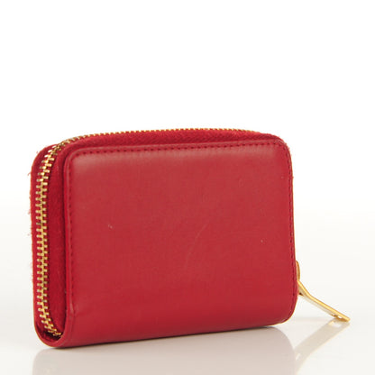 Saint Laurent Calfskin Small Coin Purse Red 3 of 8