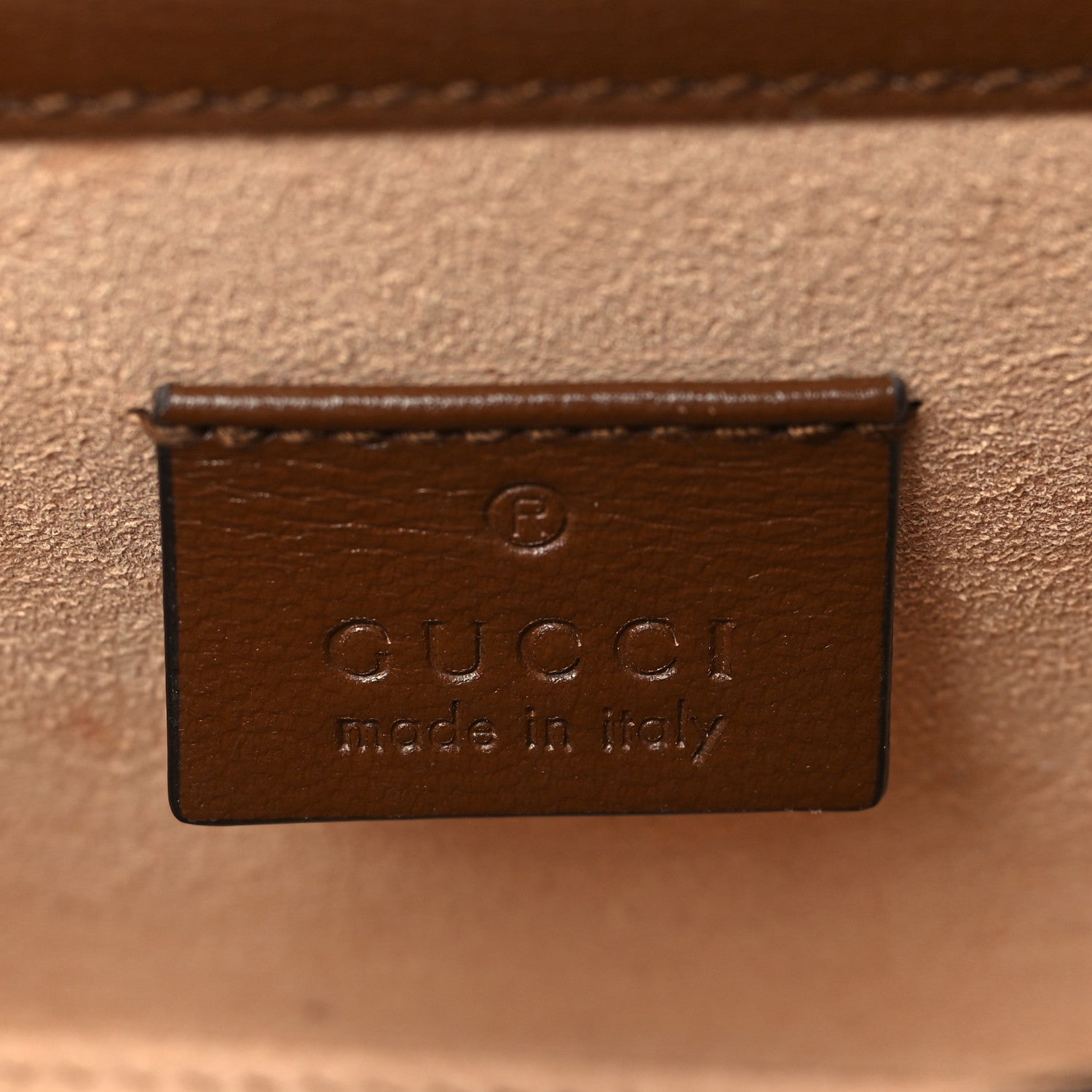 Gucci GG Supreme Monogram Mini Horsebit 1955 Shoulder Bag Beige Brown Sugar 6 of 10
