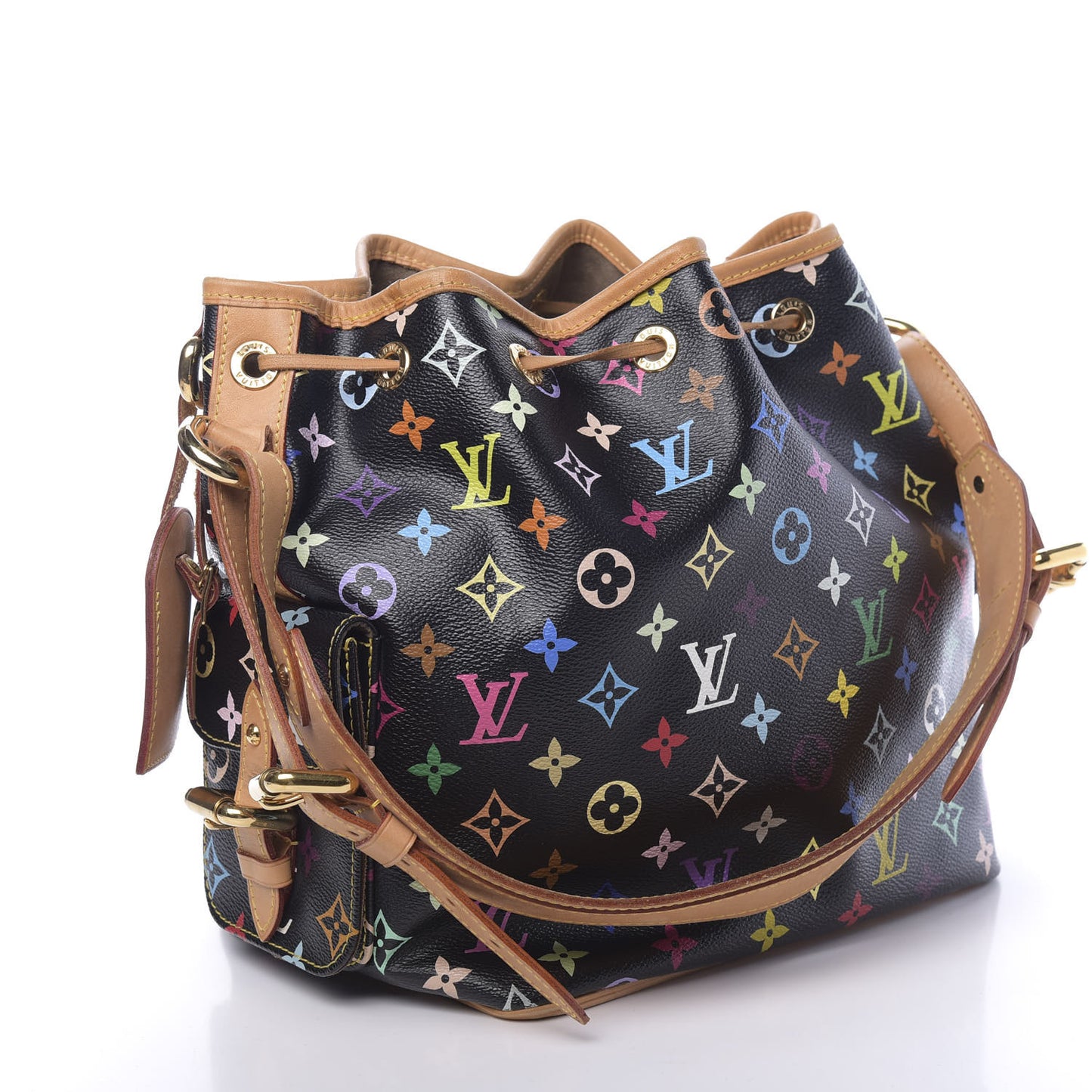 Monogram Multicolor Petit Noe Black