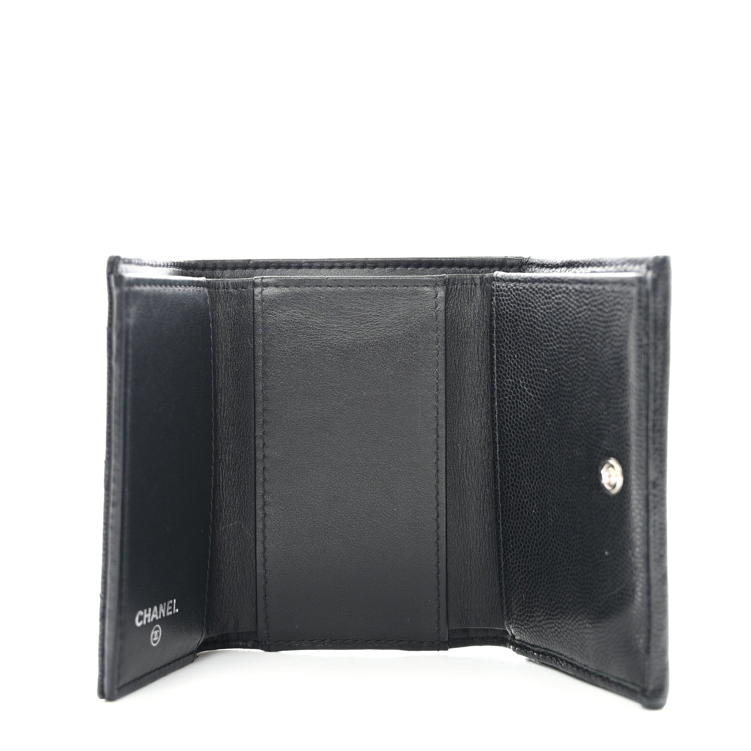 Chanel Caviar Quilted My Everything Small Flap Wallet Black 9 of 21
