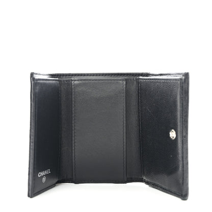Chanel Caviar Quilted My Everything Small Flap Wallet Black 9 of 21