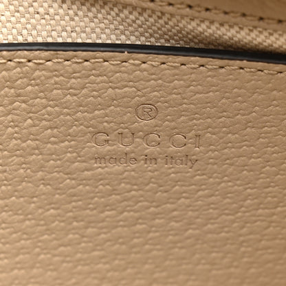Gucci GG Supreme Monogram Textured Dollar Calfskin Web Small Ophidia GG Handbag Beige Mystic White Oatmeal 6 of 12