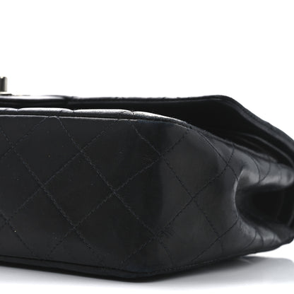 Chanel Lambskin Quilted Medium Double Flap Black 10 of 10