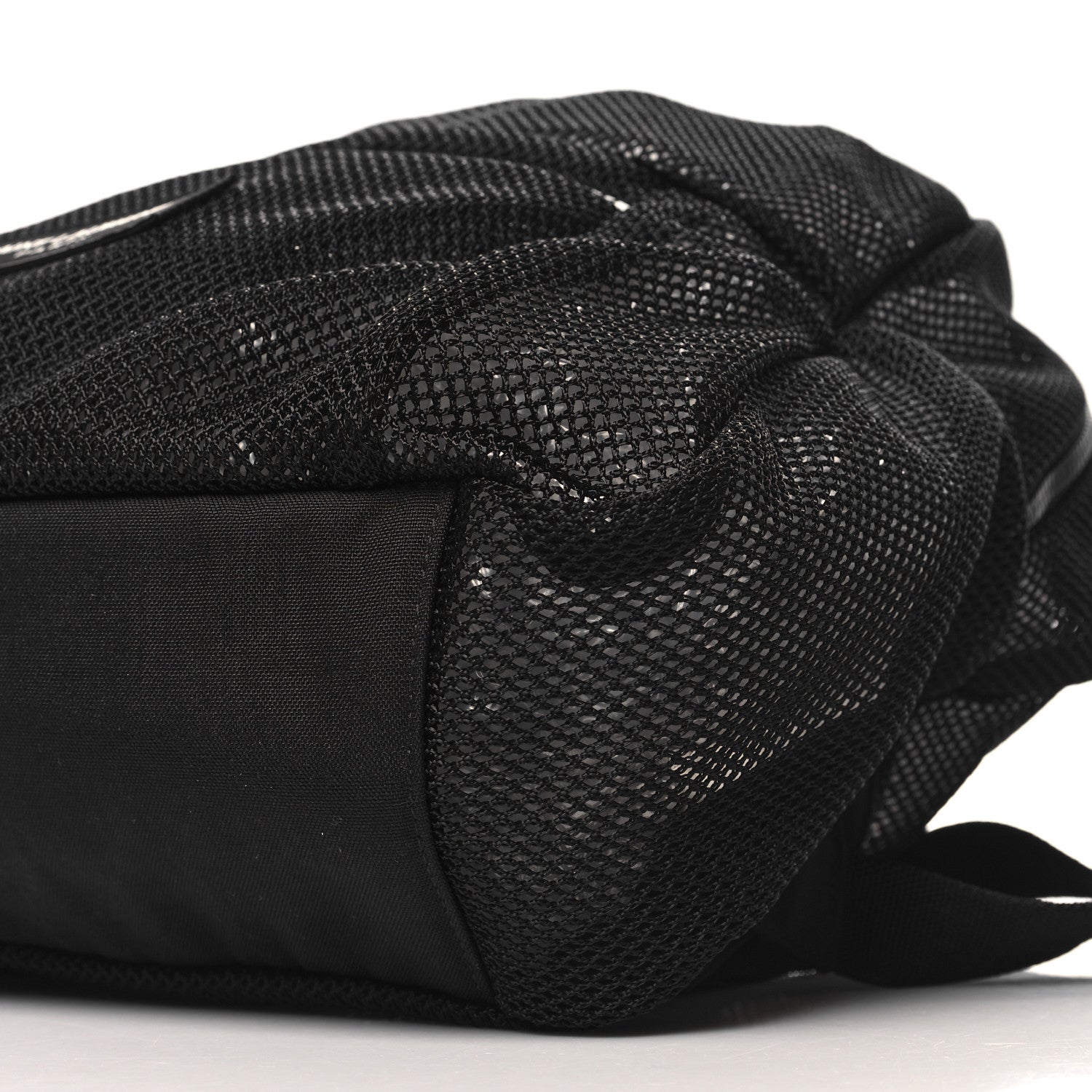 Saint Laurent SAINT LAURENT Nylon Mesh Backpack Black 10 of 10