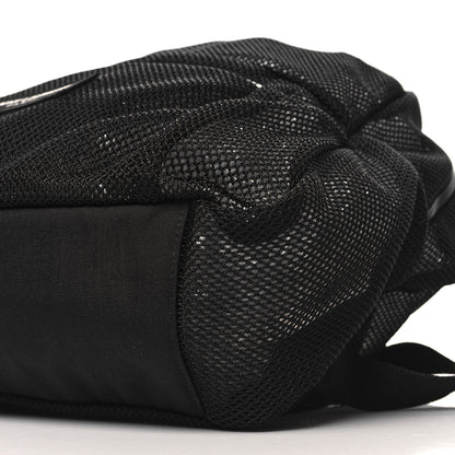 Saint Laurent SAINT LAURENT Nylon Mesh Backpack Black 10 of 10