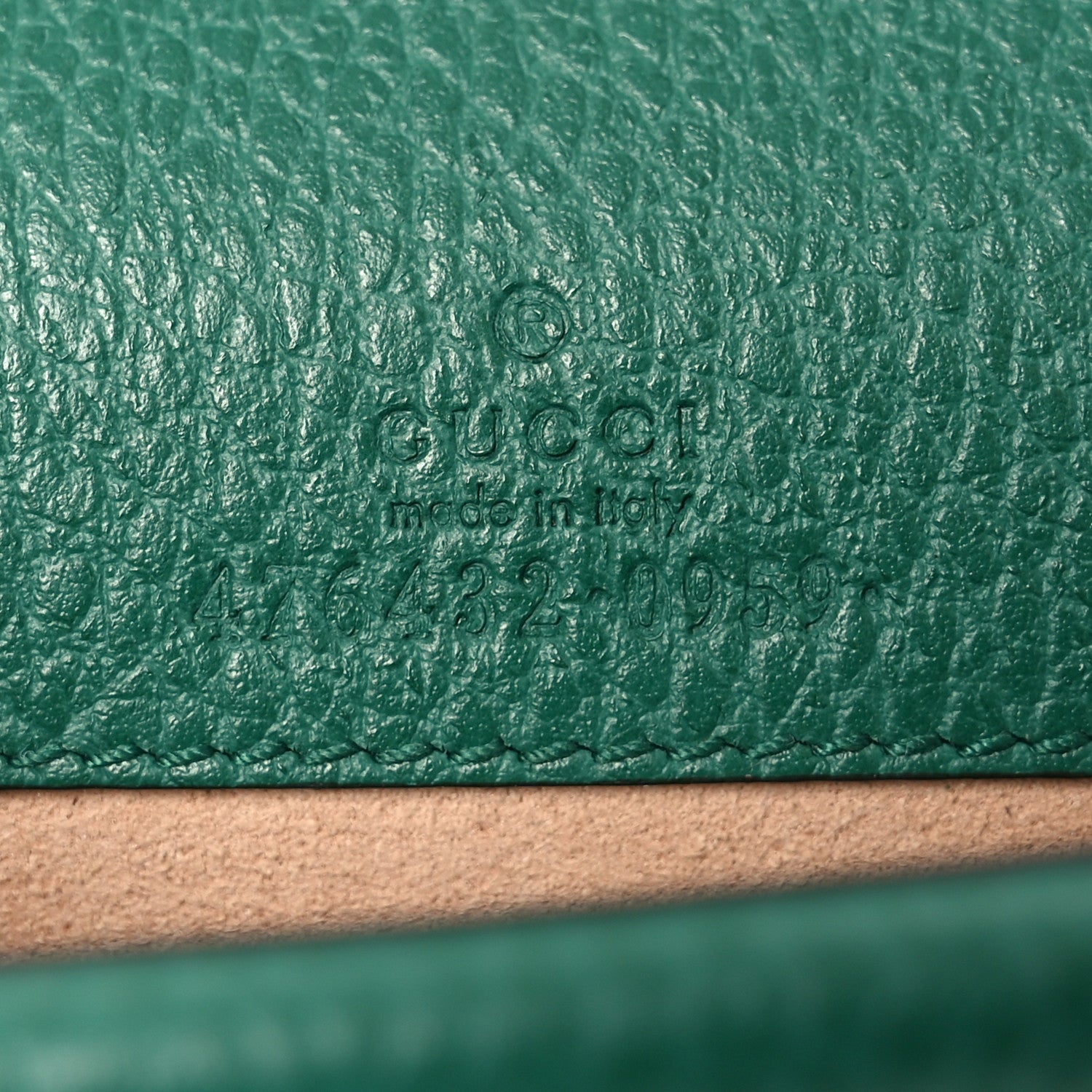 Gucci Calfskin Super Mini Dionysus Shoulder Bag Emerald 6 of 9