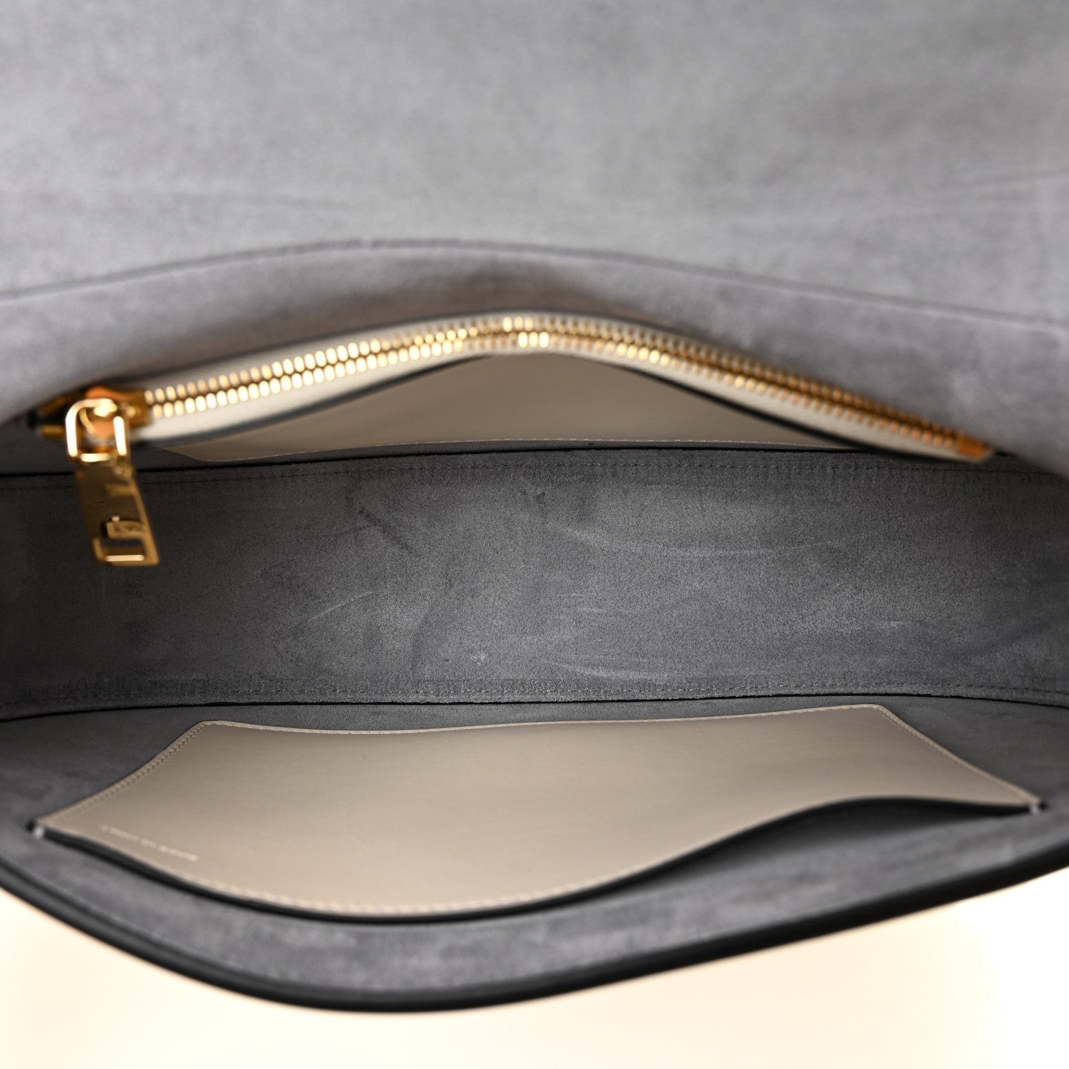 Valentino Garavani Calfskin Ohval Foldover Shoulder Bag White 5 of 9