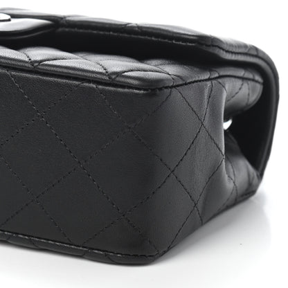 Chanel Lambskin Quilted Mini Rectangular Flap So Black 8 of 8