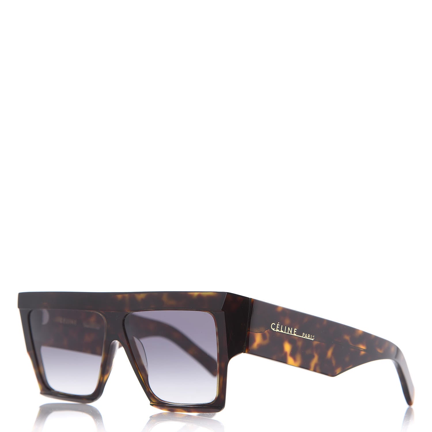 Celine Flat Top Sunglasses CL 40030I Havana 1 of 7