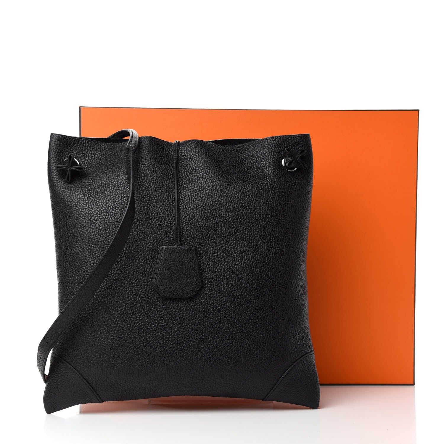 Hermes Taurillon Clemence Silkycity 33 Black 9 of 9