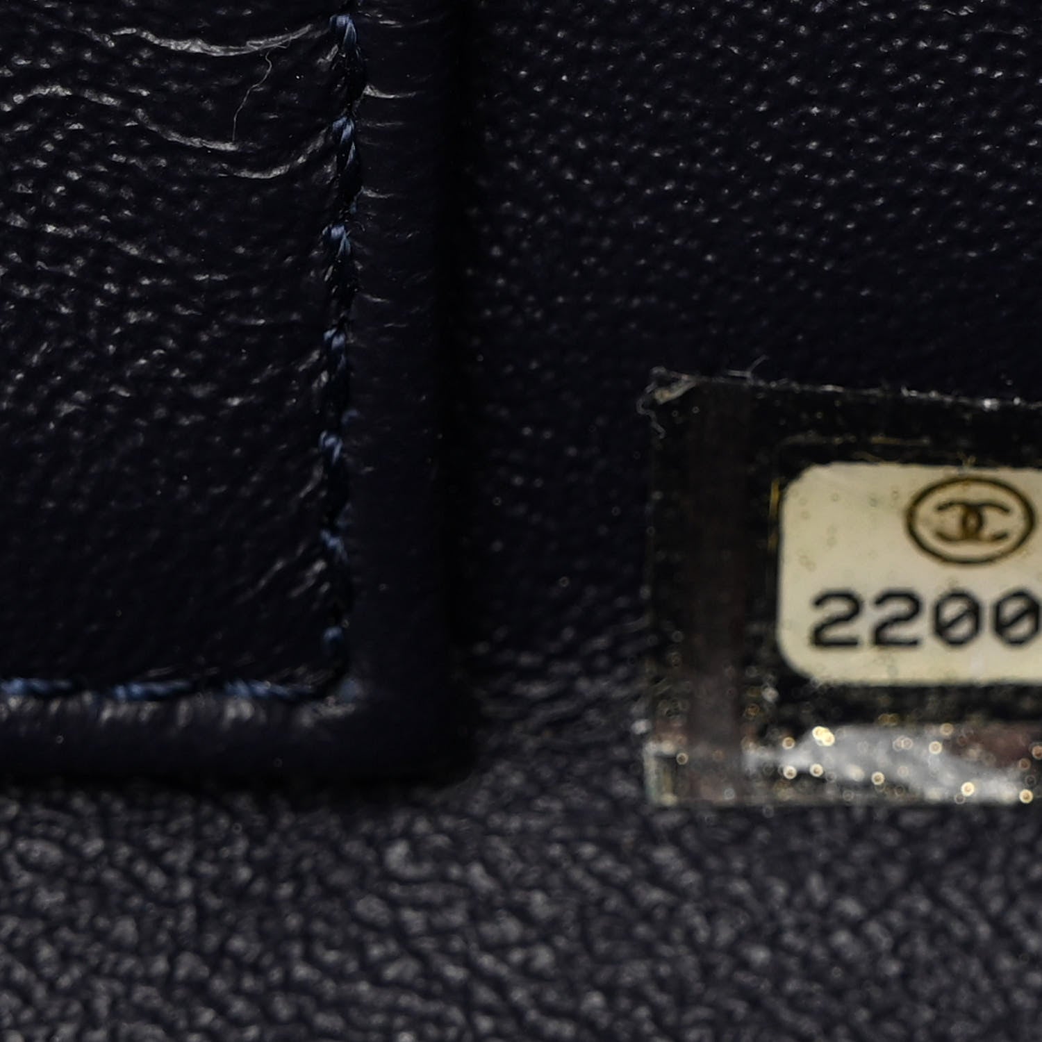 Chanel Calfskin Quilted Kisslock Frame Chain Bag Navy 7 of 12
