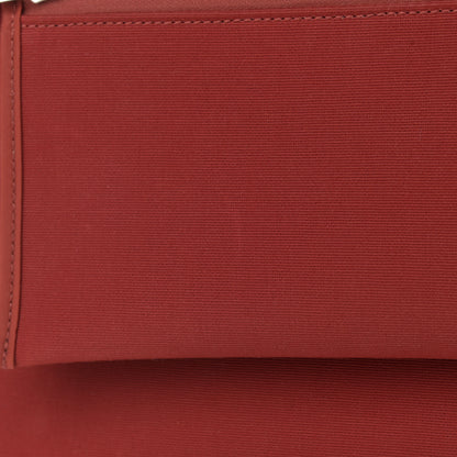 Hermes Vache Hunter Toile Herbag Zip 31 PM Rouge Grenat Rouge H 12 of 13