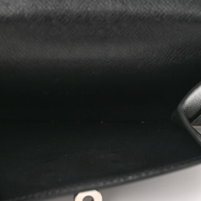Hermes Epsom Kelly Pocket Compact Wallet Black 5 of 7