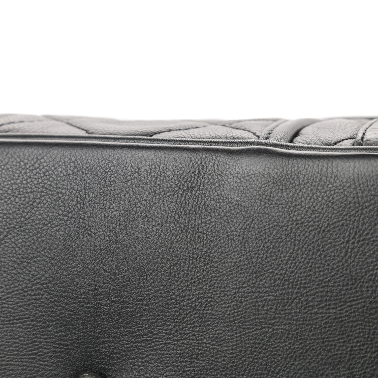 Chanel Calfskin Quilted Casual Riviera Tote Black 11 of 12
