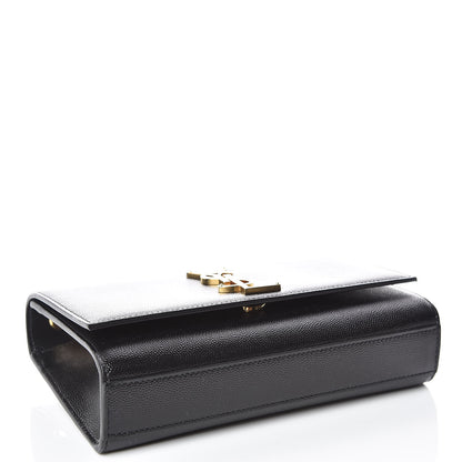 Saint Laurent Grain De Poudre Small Monogram Kate Satchel Black 4 of 10