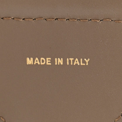 Fendi Cannete Ribbon Poly Vitello King Logo Adjustable Strap You Pergamena Acquerello Tartufo 3 of 4