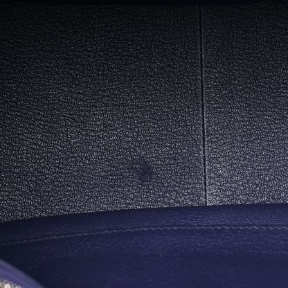 Hermes Taurillon Clemence Jypsiere 31 Bleu Encre 12 of 13