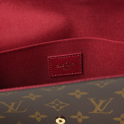 Louis Vuitton Monogram Pochette Felicie Chain Wallet Fuchsia 8 of 10