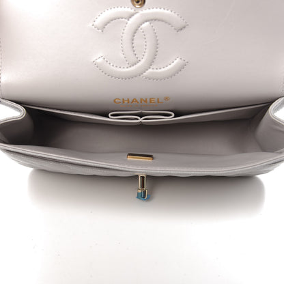 Chanel Caviar Quilted Small Double Flap Grey 5 of 11