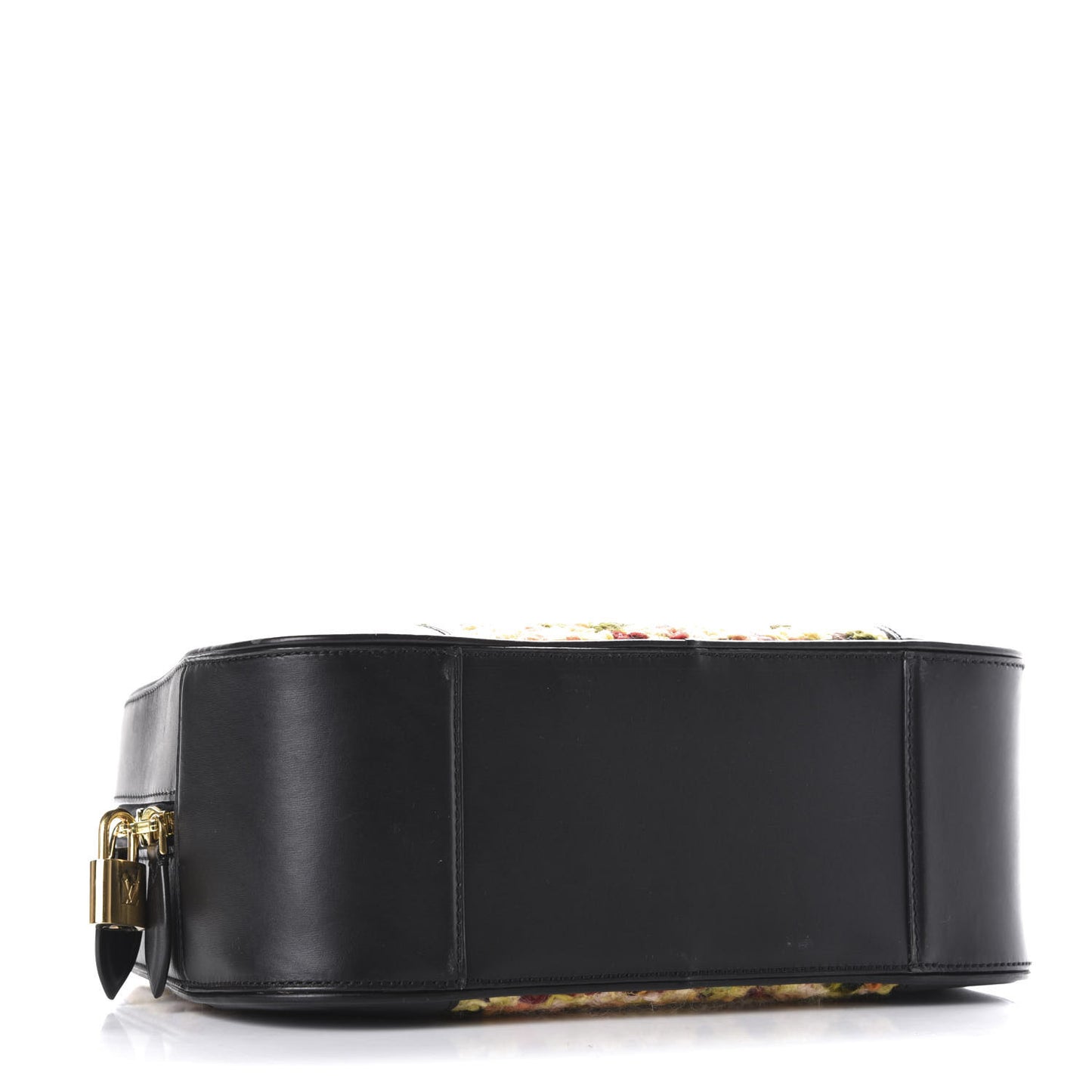 Tweed Calfskin Bowling Vanity Black Multicolor