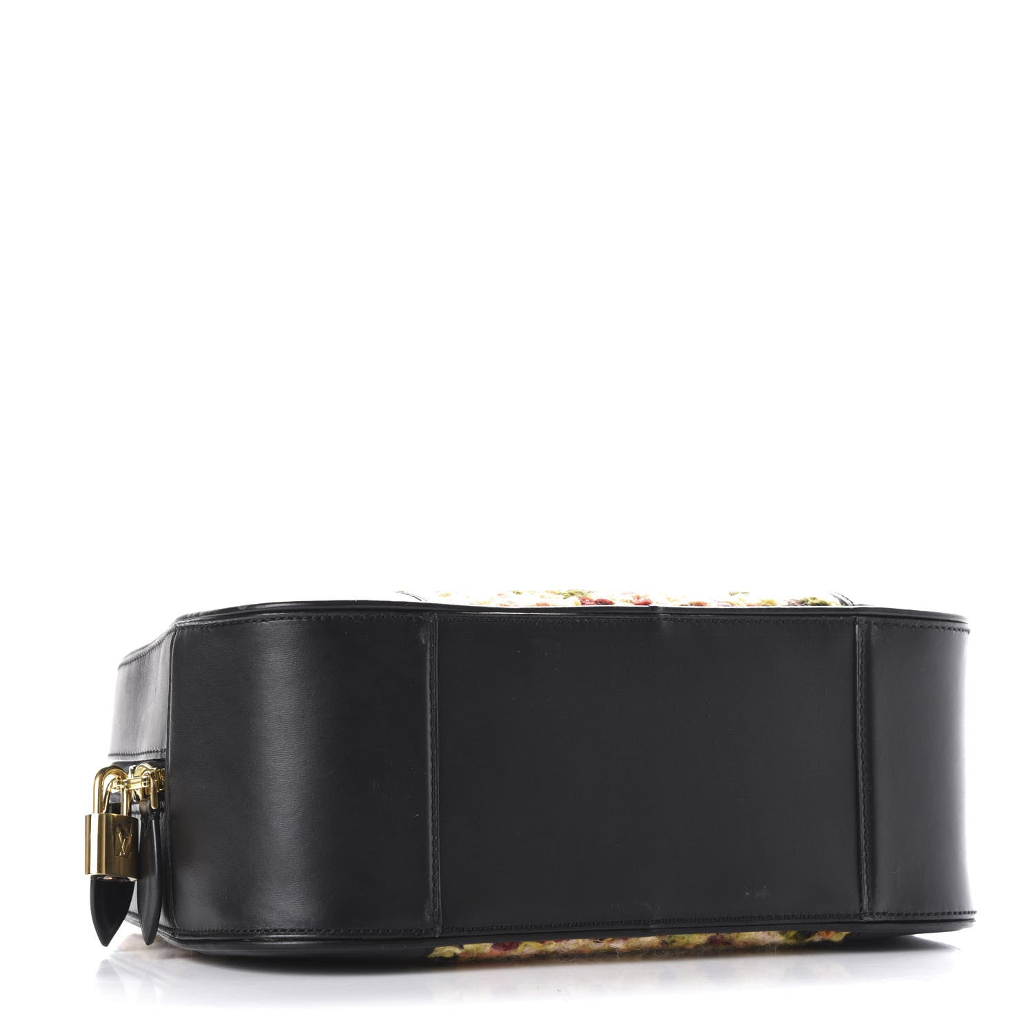 Louis Vuitton Tweed Calfskin Bowling Vanity Black Multicolor 4 of 11