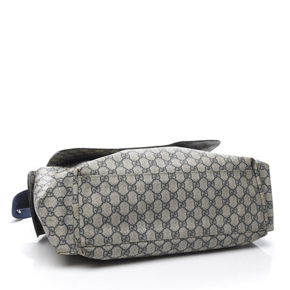 Gucci GG Plus Monogram Messenger Diaper Bag Navy 4 of 12