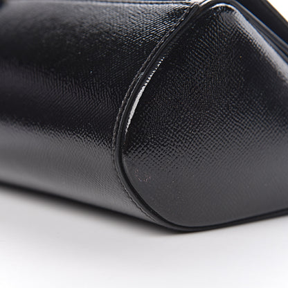 Givenchy Textured Patent Calfskin Mini Pandora Box Crossbody Bag Black 18 of 18