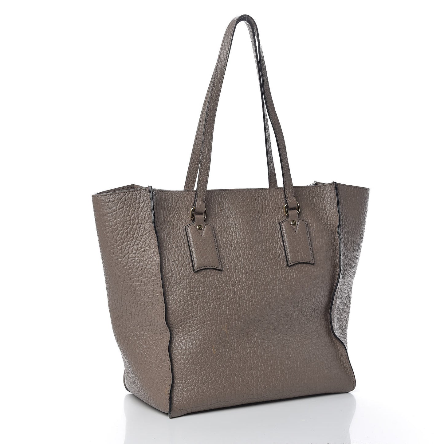 Heritage Grain Medium Woodbury Tote Pale Taupe