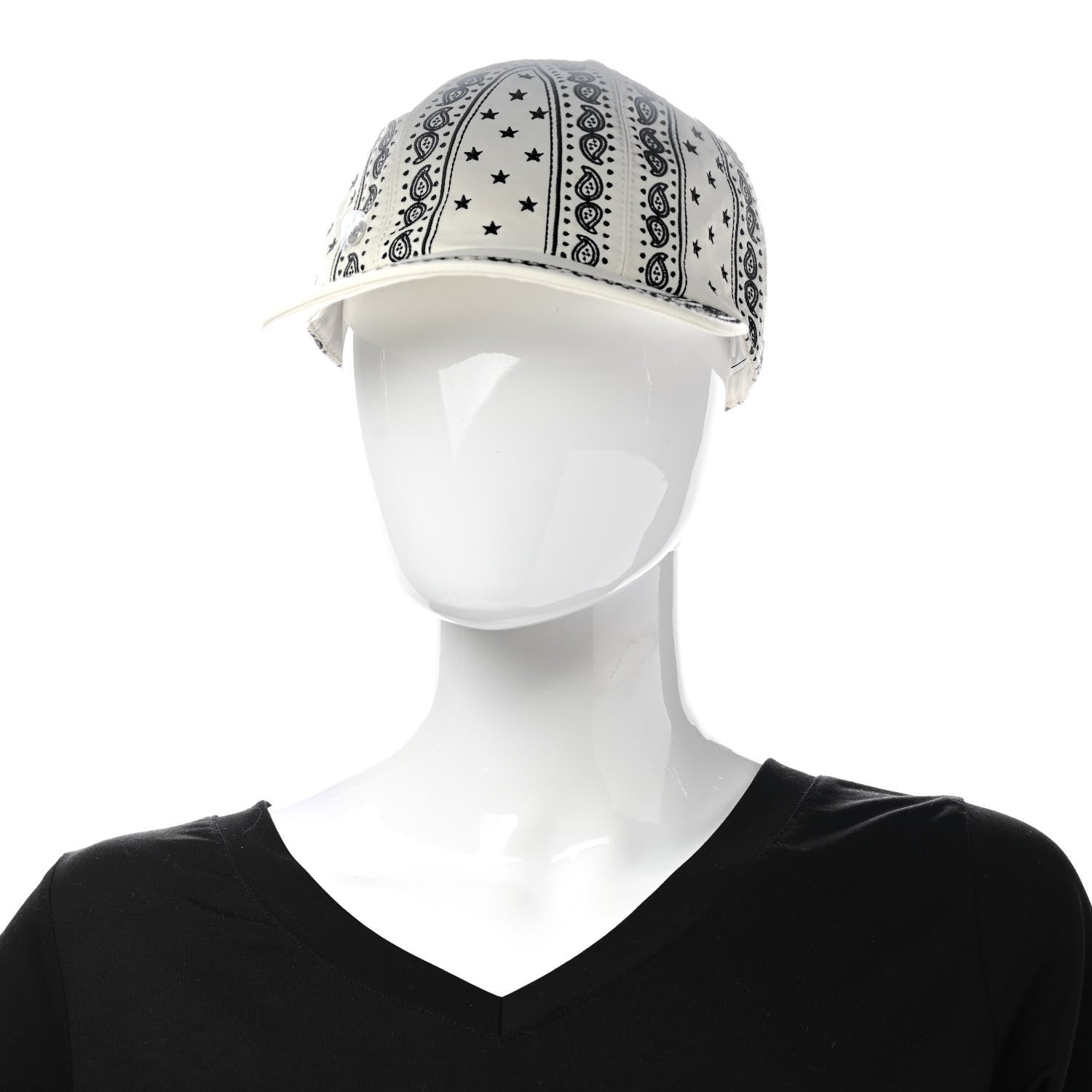 Hermes Technical Gabardine Serena Bandana Cap 57 Ecume 2 of 8