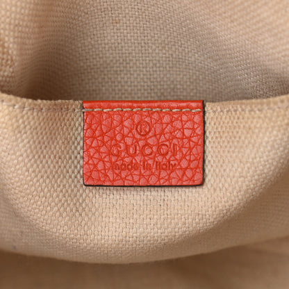 Gucci Pebbled Calfskin Small Soho Disco Bag Sun Orange 6 of 18