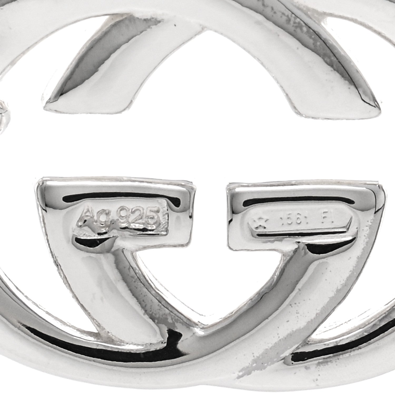 Gucci Sterling Silver Britt Hoop Earrings 4 of 4