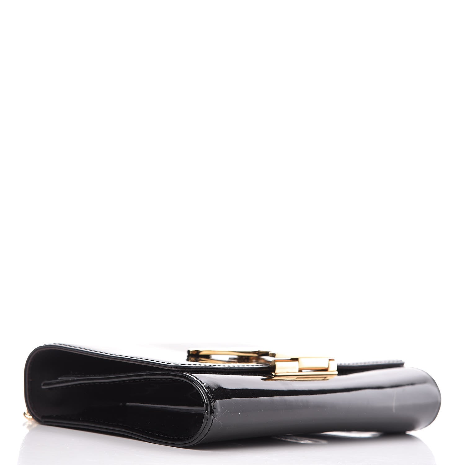 Louis Vuitton Patent Chain Louise MM Black 4 of 10