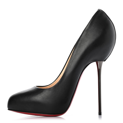 Christian Louboutin Shiny Nappa Big Lips 120 Pumps 39 Black 1 of 8