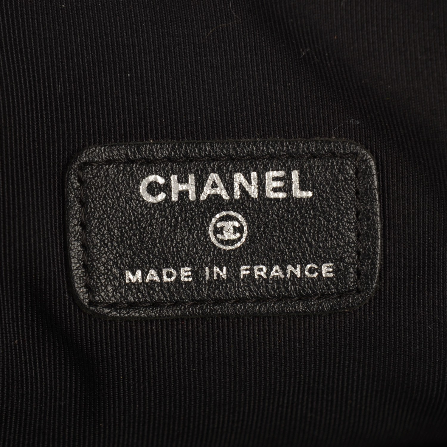Chanel Lambskin Quilted Cosmetic Case Black 5 of 7