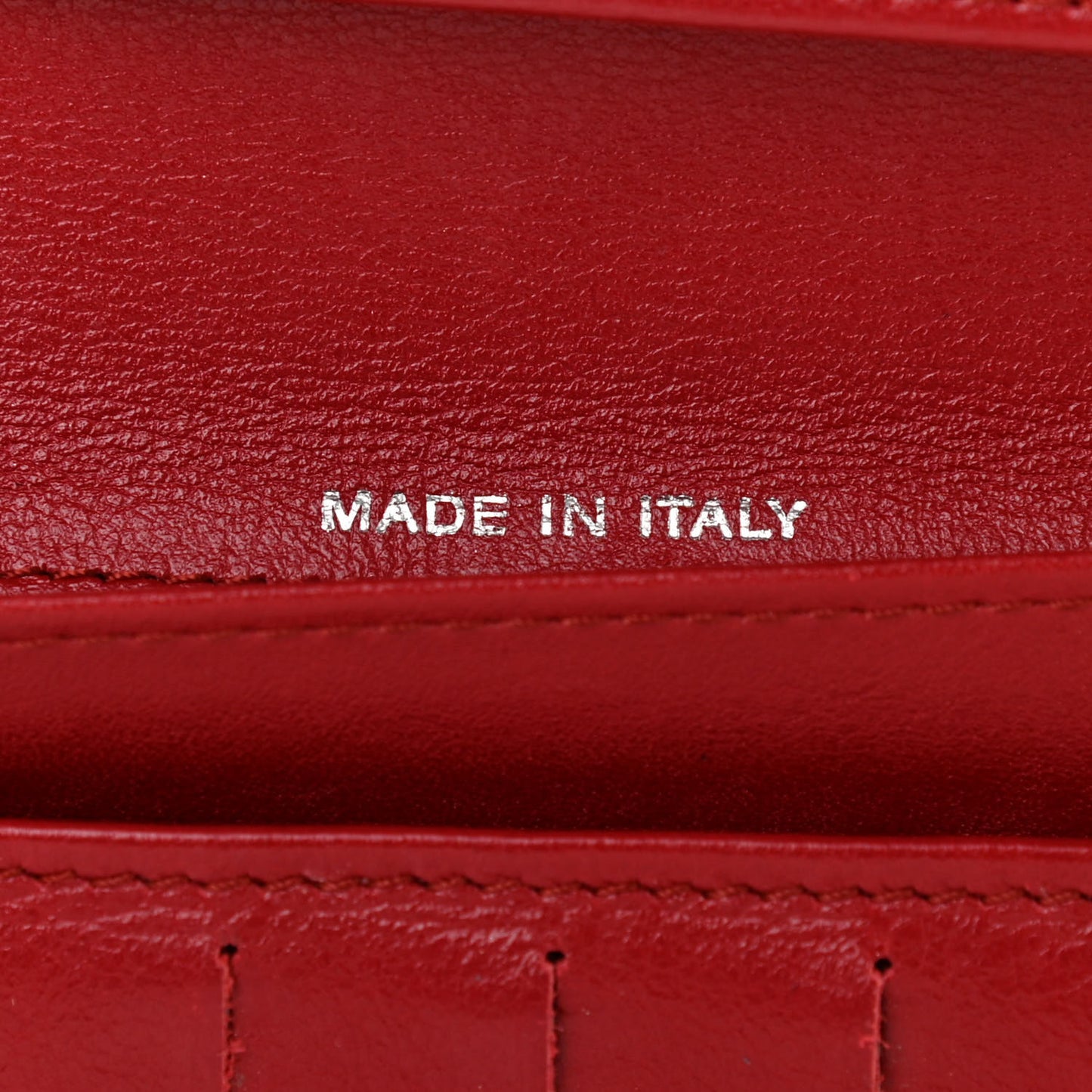 Caviar Timeless CC Large Flap Wallet Red