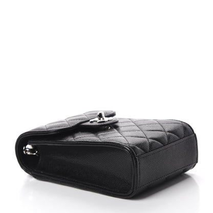 Chanel Caviar Quilted Classic Phone Holder Black 4 of 12