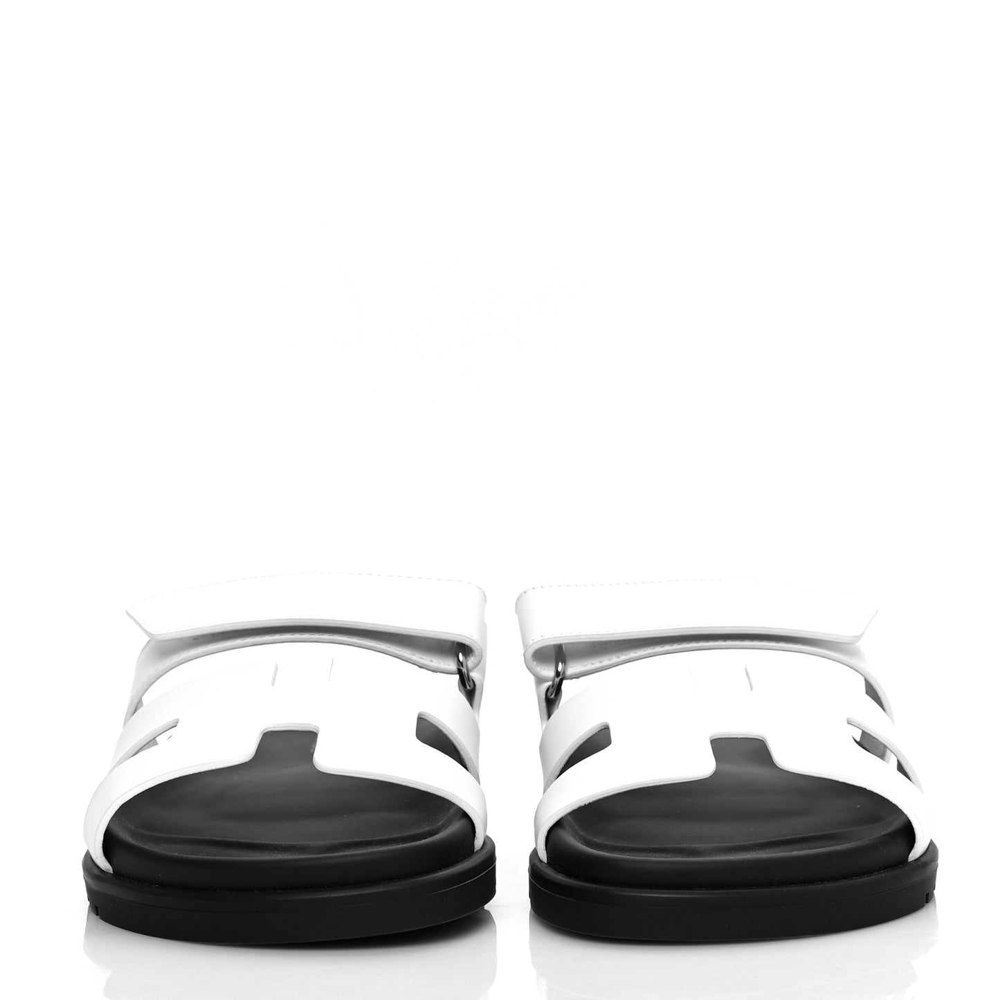 Calfskin Womens Chypre Sandals 36 White
