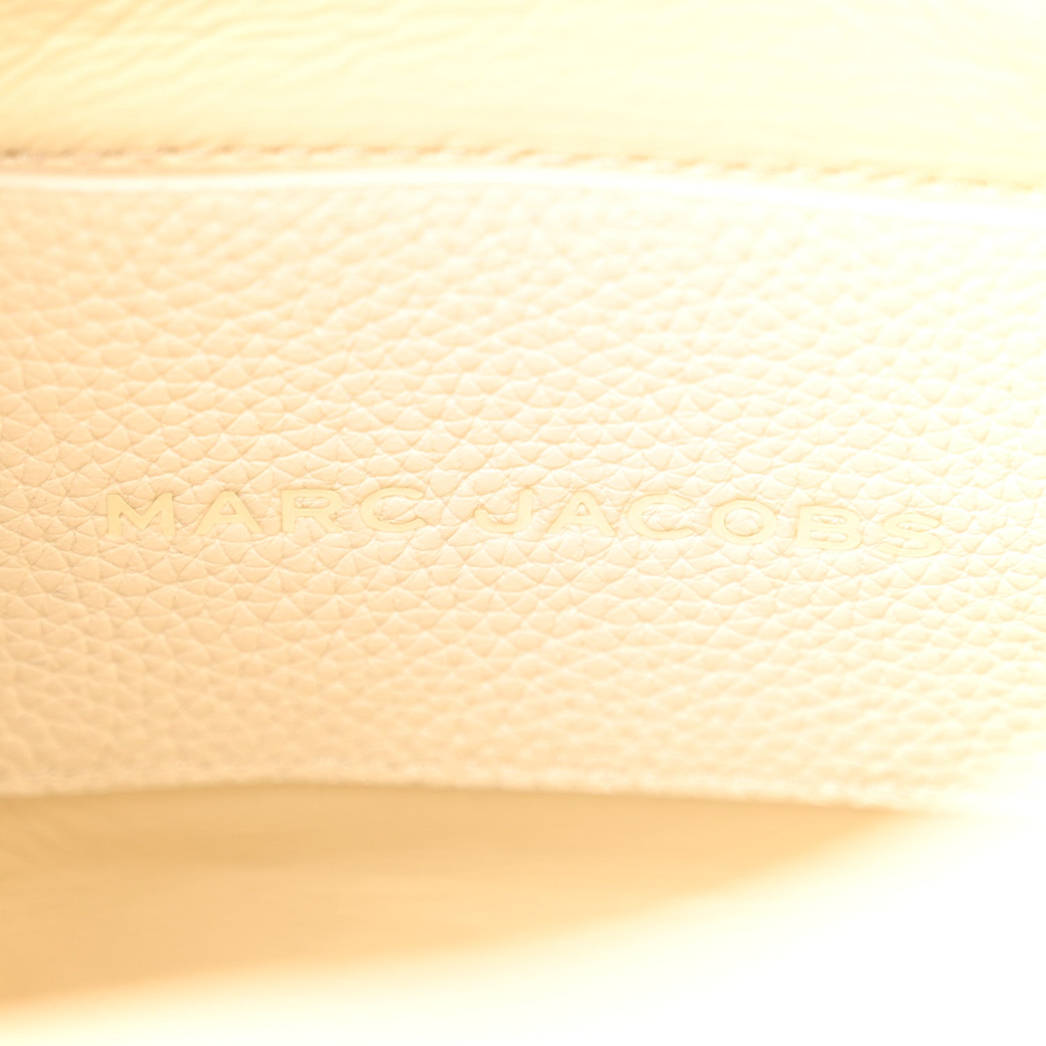 Marc Jacobs Grained Calfskin The Bucket Bag Cotton 6 of 11