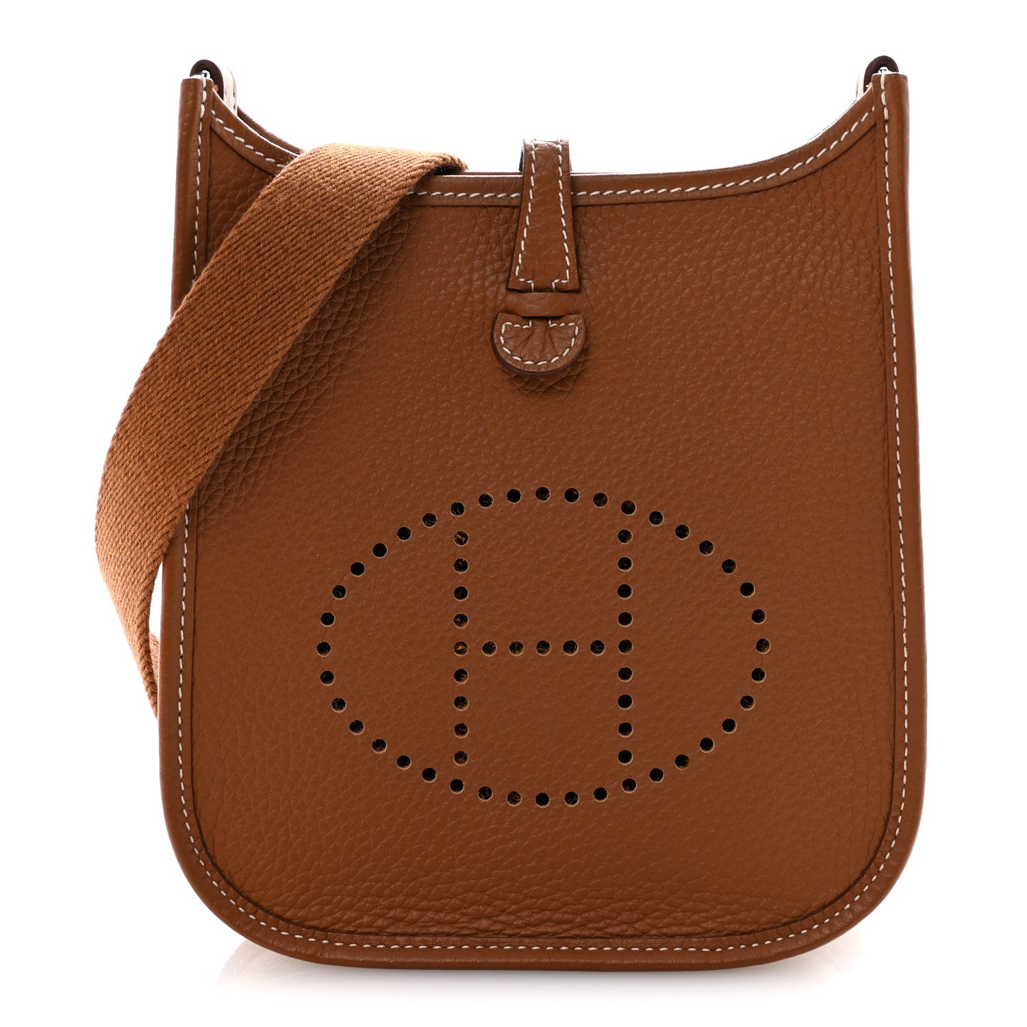 Hermes Taurillon Clemence Evelyne TPM Gold 1 of 11