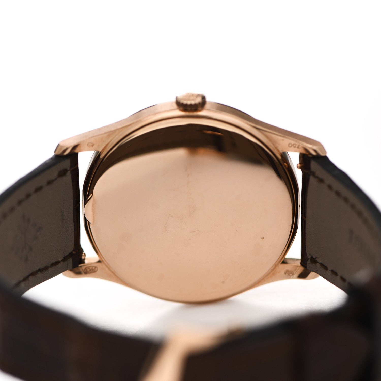 Patek Philippe 18K Rose Gold Alligator 37mm Calatrava Automatic Watch 5196R-001 4 of 4