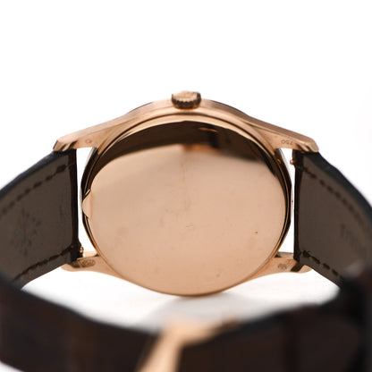 Patek Philippe 18K Rose Gold Alligator 37mm Calatrava Automatic Watch 5196R-001 4 of 4