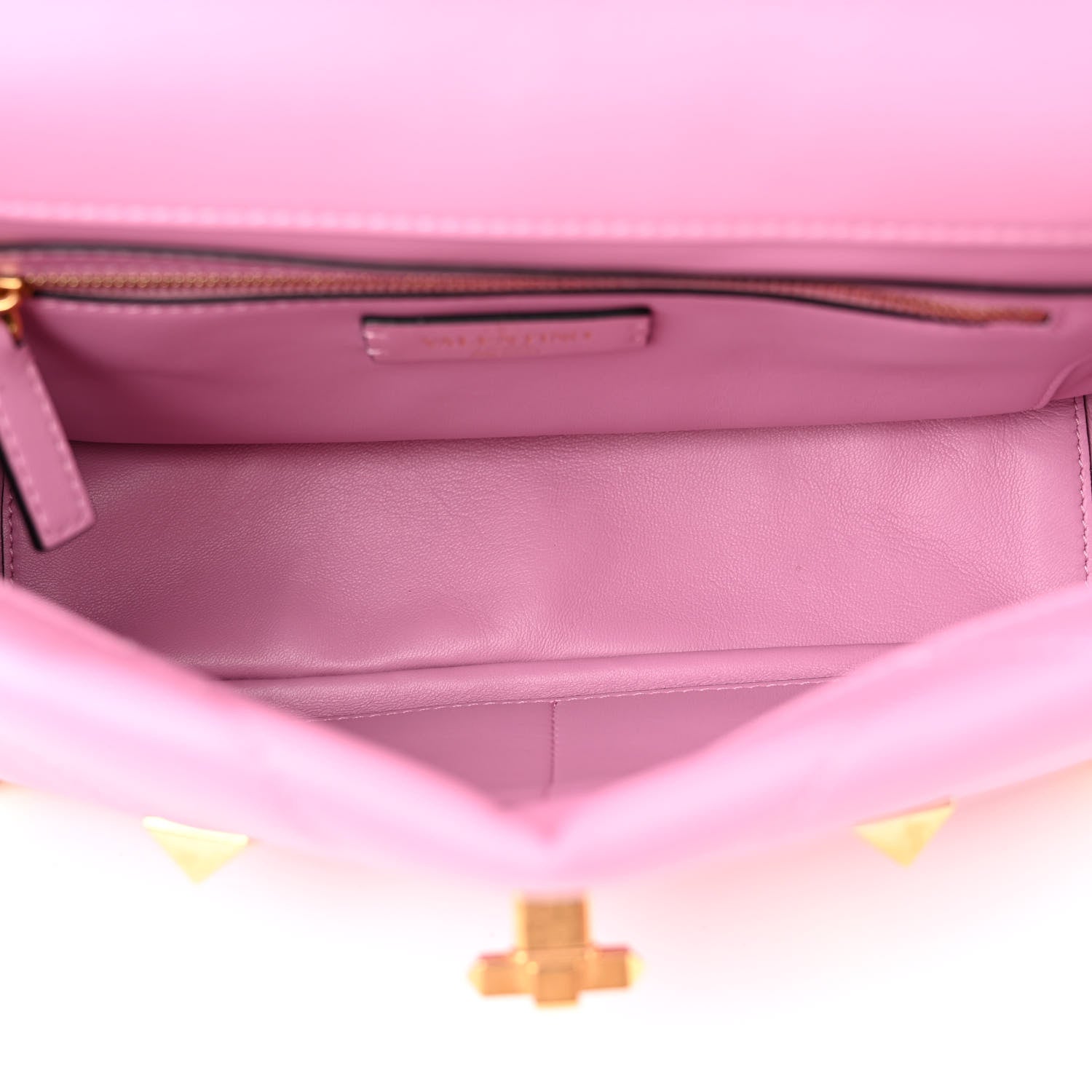 Valentino Garavani Nappa Large Roman Stud Shoulder Bag Giacinto 5 of 9
