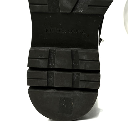 Bottega Veneta Calfskin The Tire High Boots 41 Black Camping 8 of 19