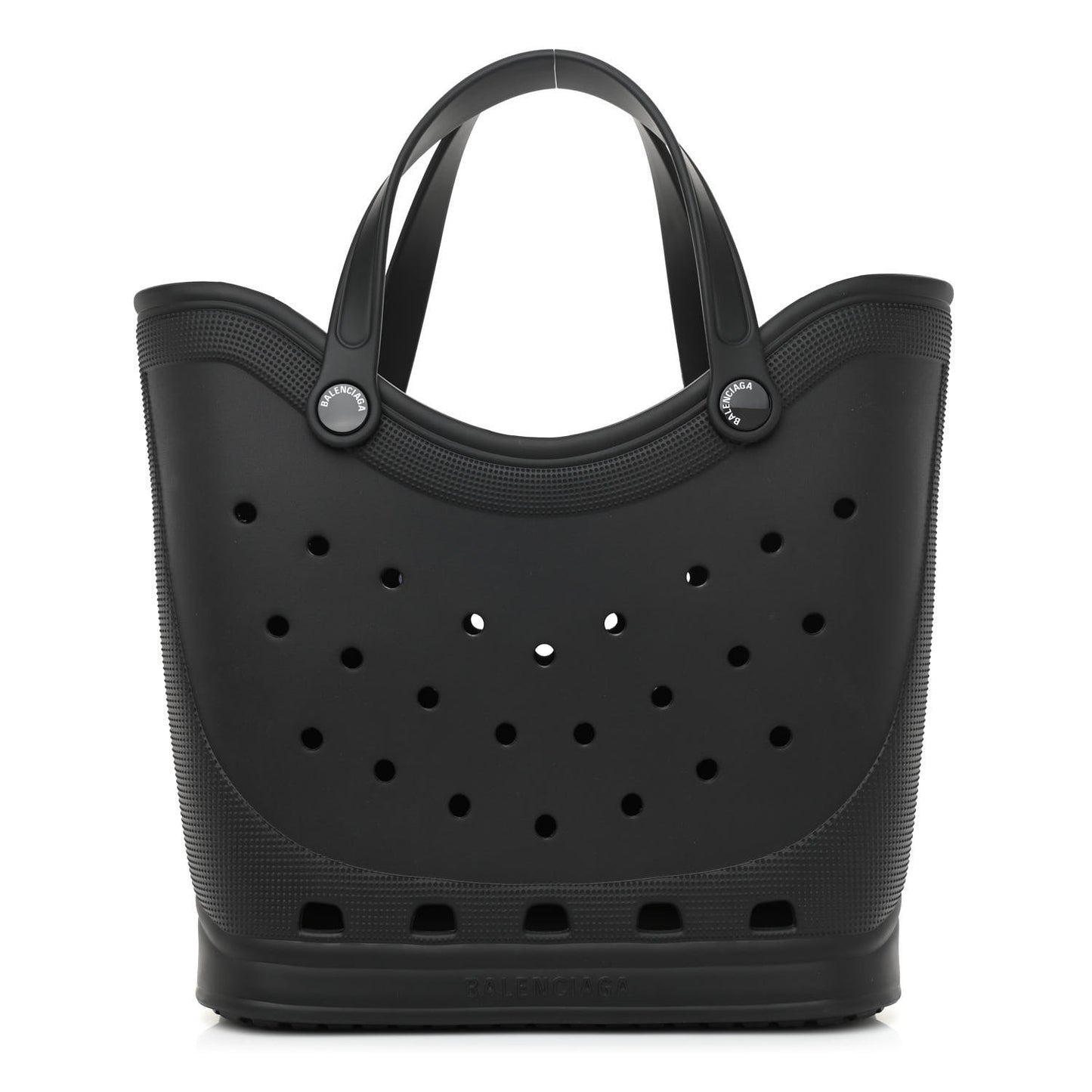 X CROCS Rubber Large Tote Black